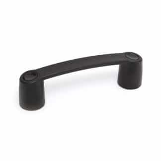 Machine pull handle with black caps